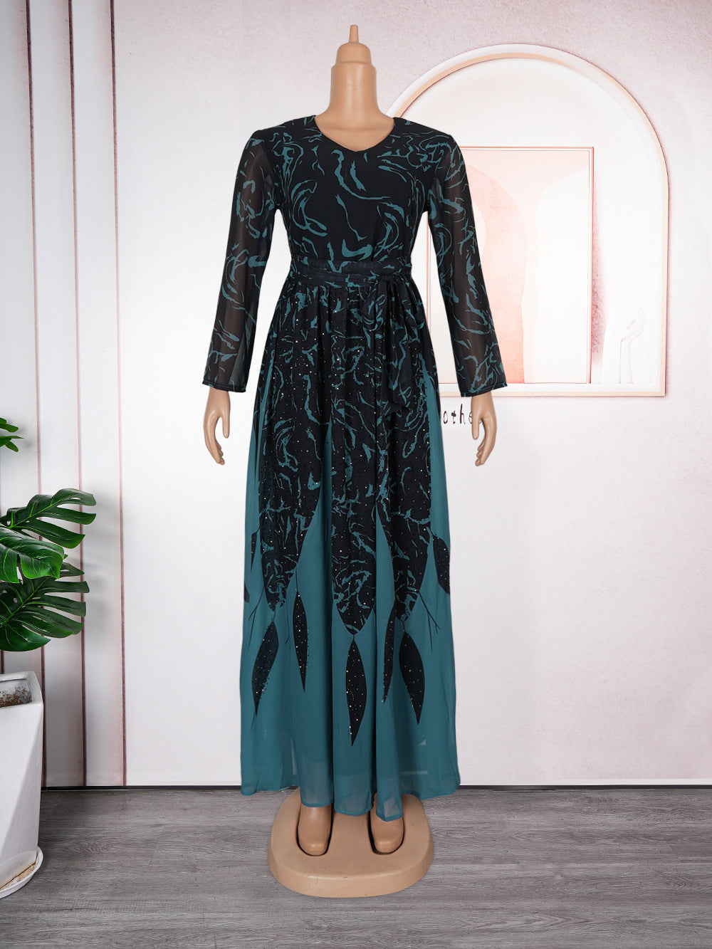 Women's Dress African Wear Long Sleeve Elegant Dresses