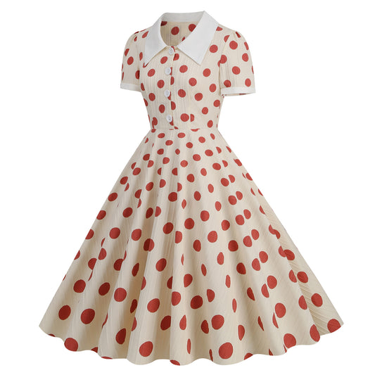 Style Retro Graphy Date Commuting Elegant Sisters Party Picnic Dresses