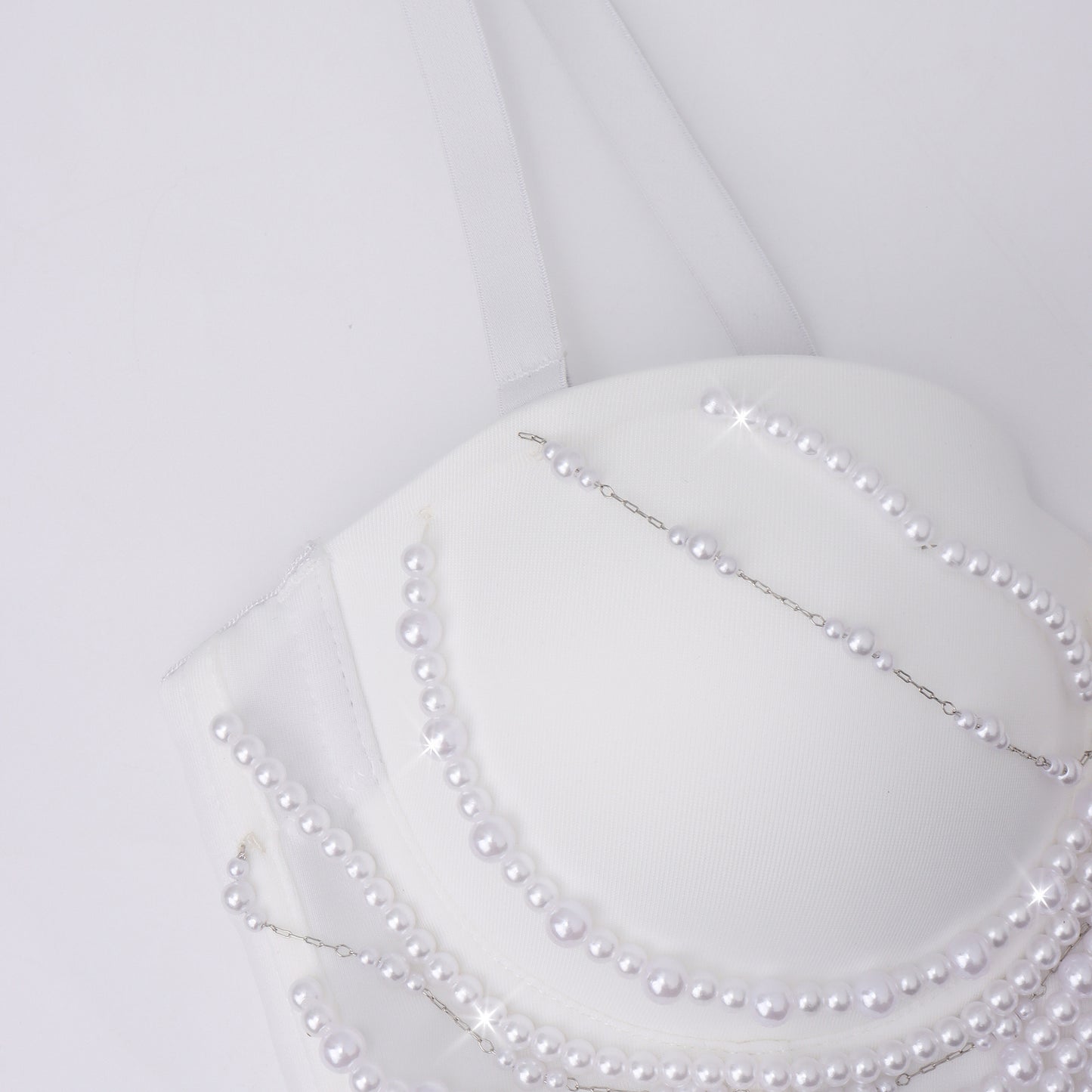 Women's To Wear Outside Small Sling Rhinestone Tops