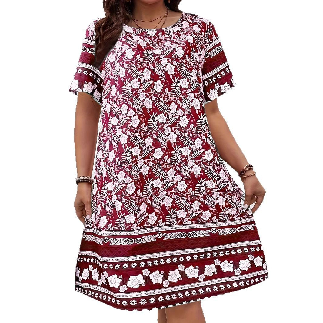 Women's Graceful Durable Fashion Printed Dress Dresses