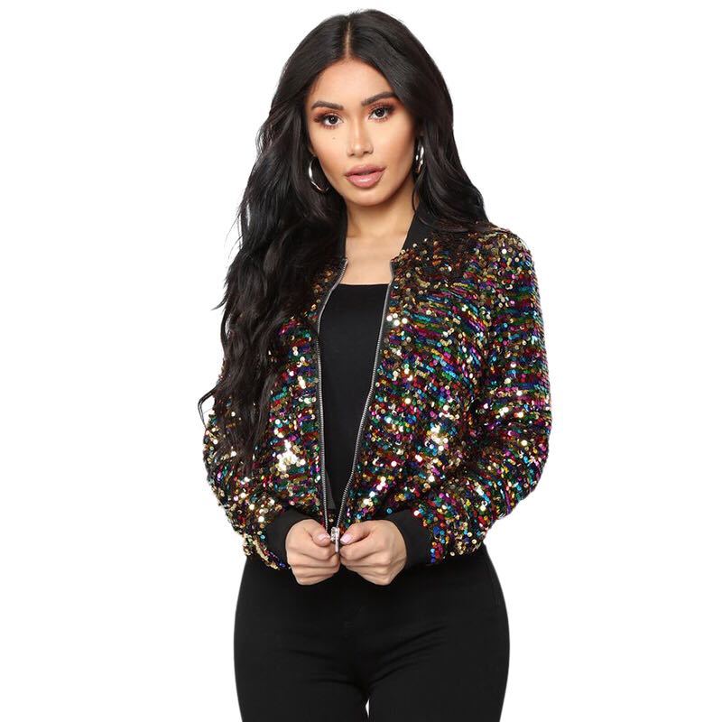 Beautiful Zipper Decorations Long Sleeve Small Coats
