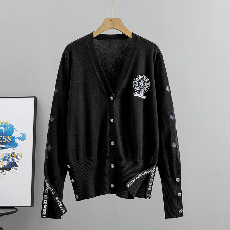 Women's Niche Sanskrit Cross Knitted Autumn Europe Knitwear