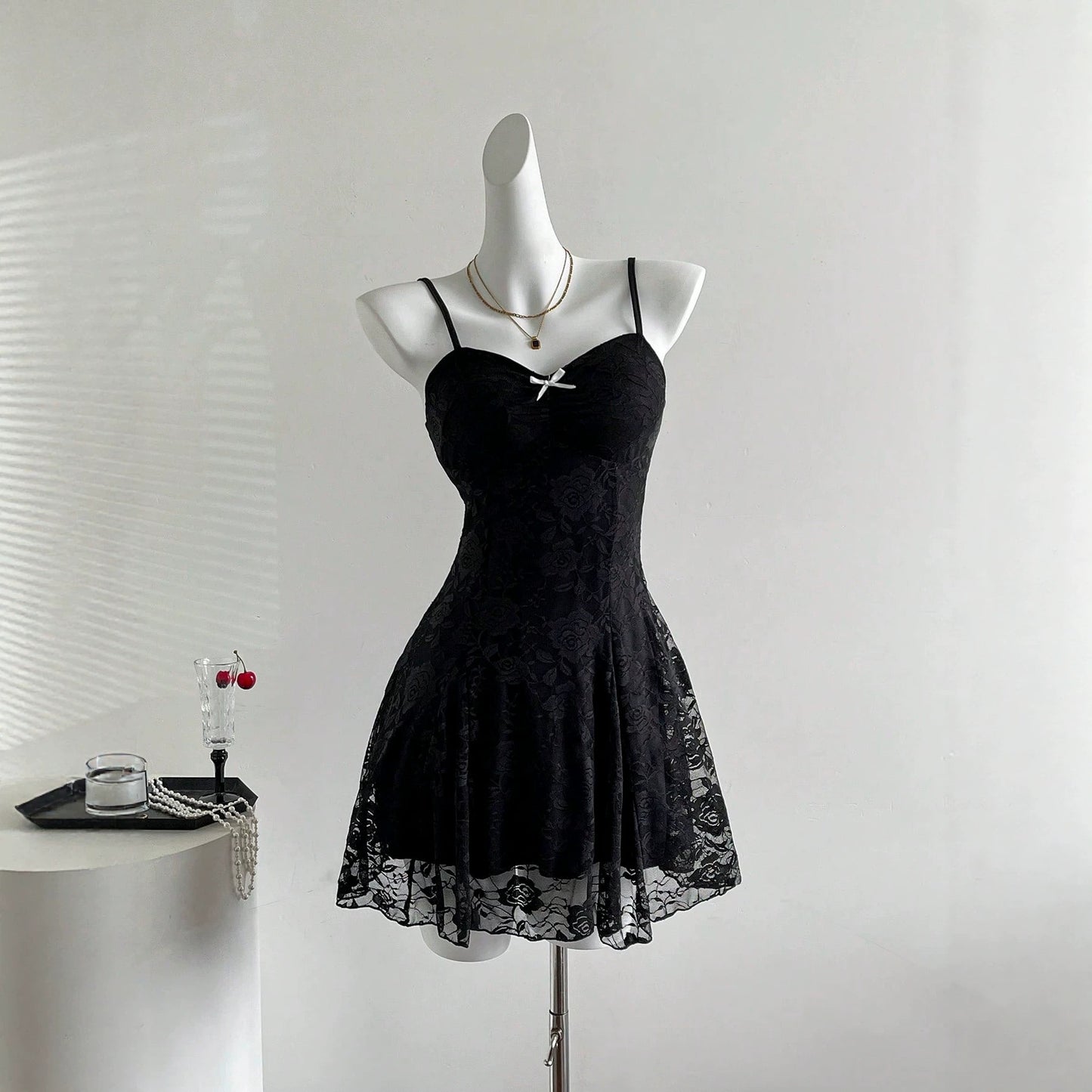 Lace Sweet Sexy Suspender Hot Slimming Skirts