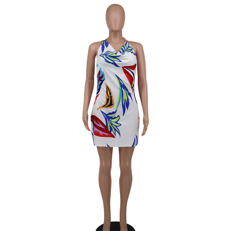 Women's Summer French Elegant Minimalist Floral Fashion Skirts