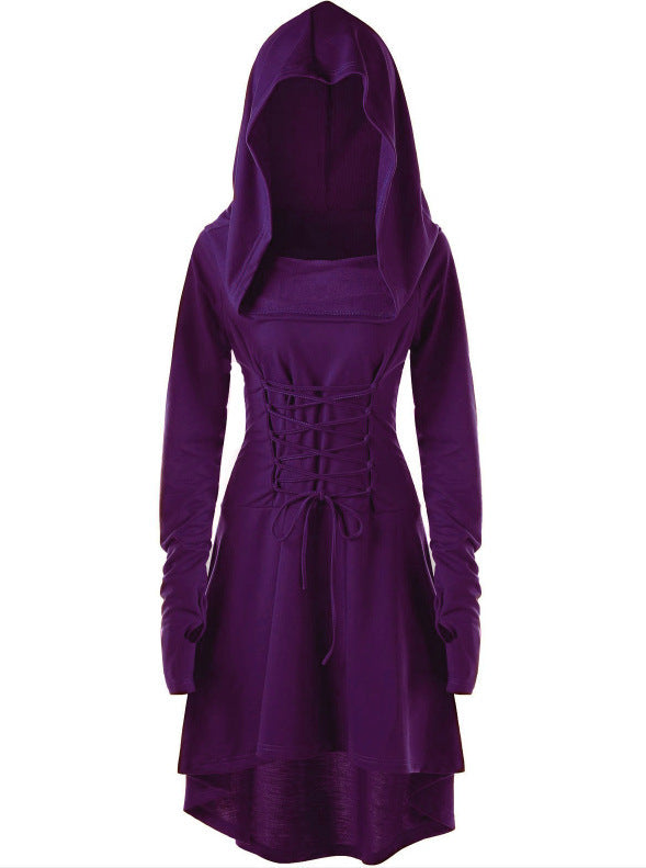 Women's Solid Color Holiday Performance Long Sleeve Dress