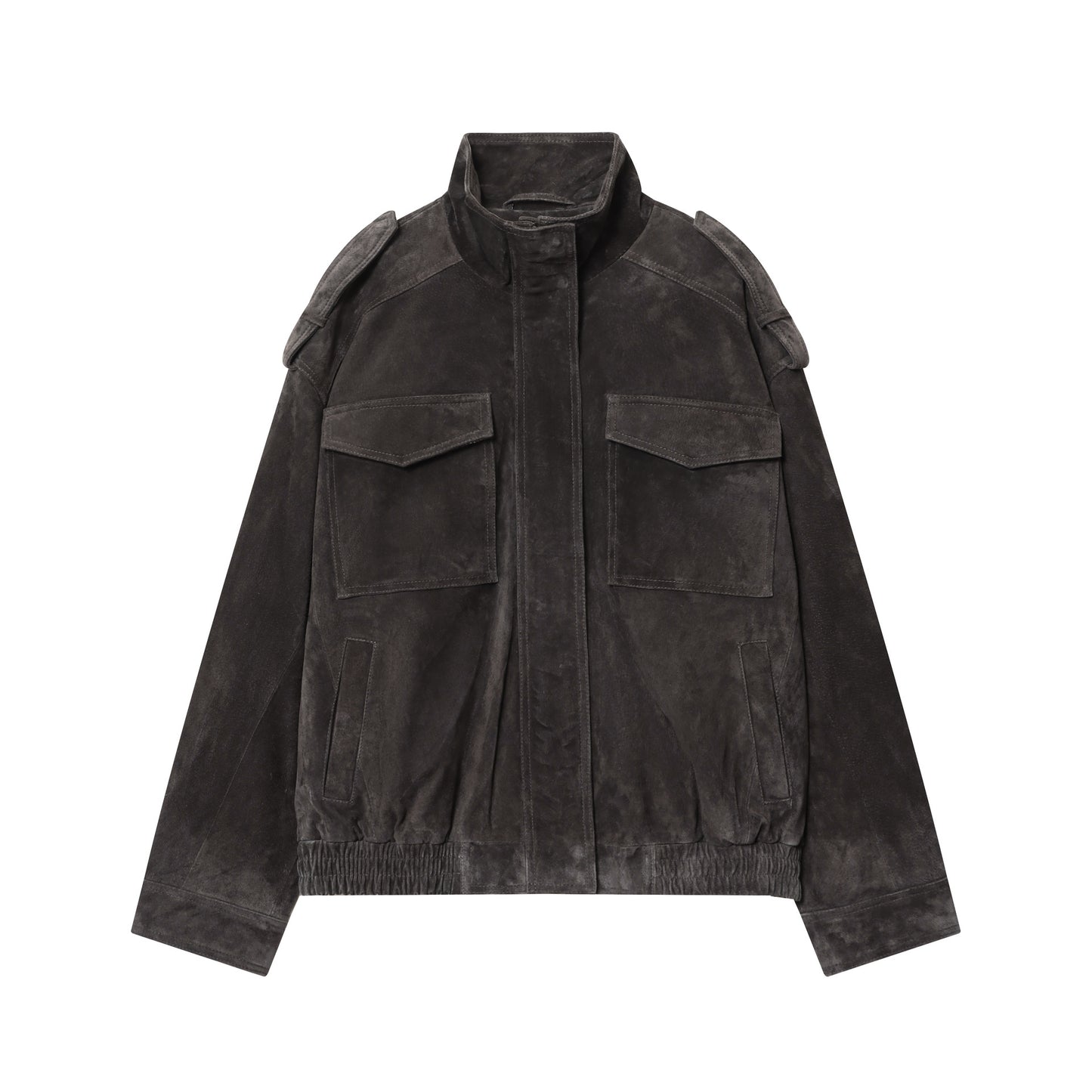 Durable Autumn Suede Texture Loose Leather Jackets