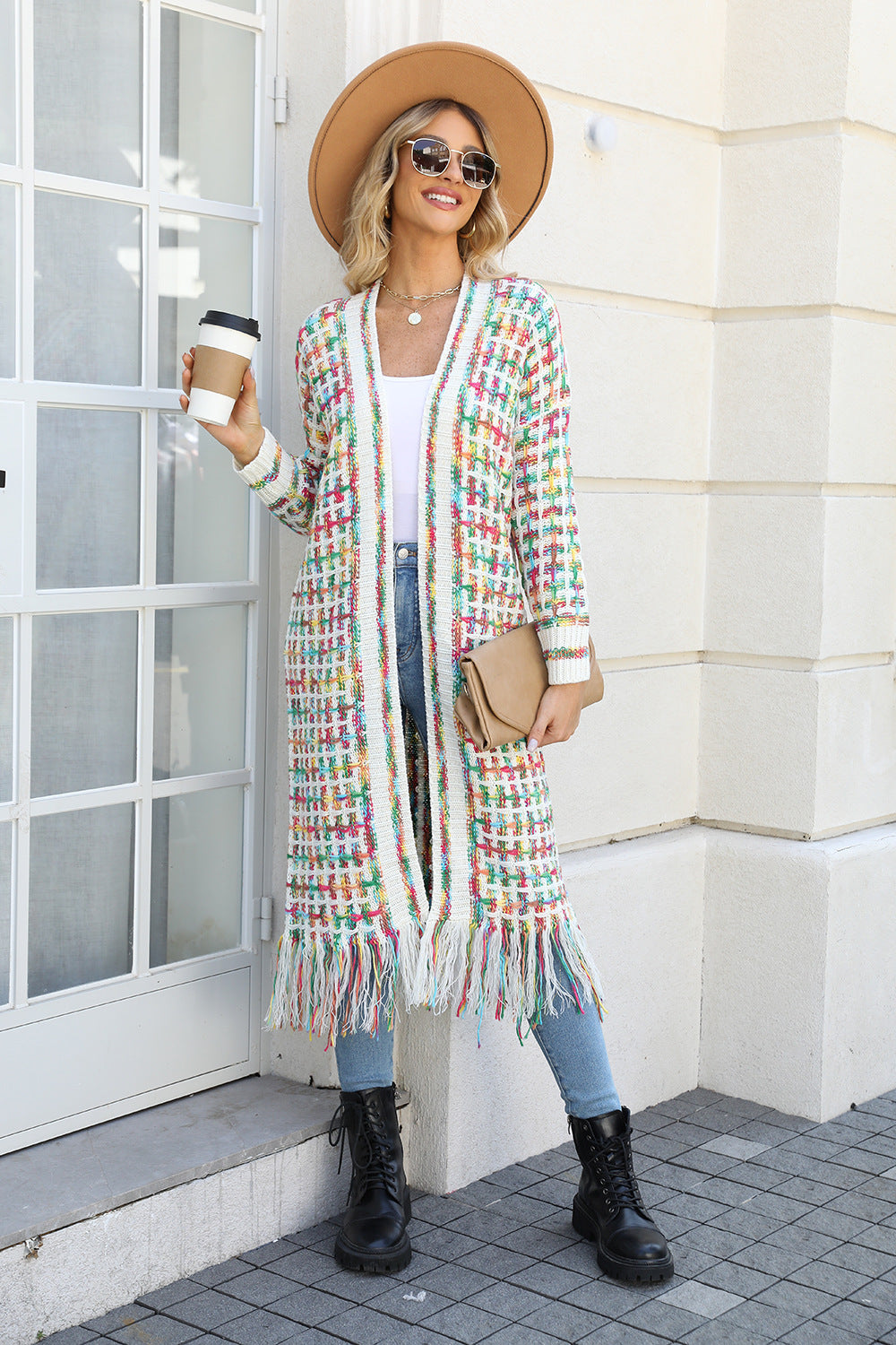 Comfortable Creative Women's Spring Tassel Long Plus Size