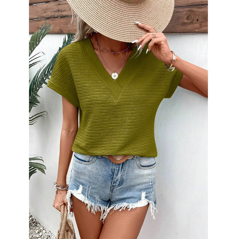Women's Comfortable Fashion Loose Sleeve T-shirt Blouses