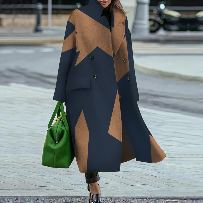 Women's Loose Winter Autumn Woolen Warm Commuting Coats