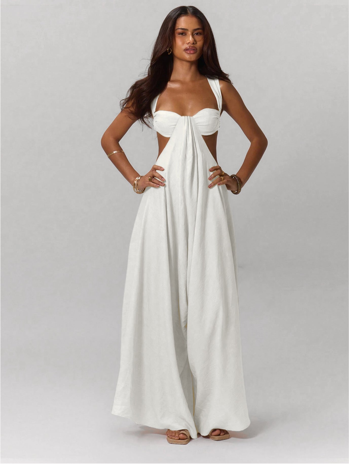 Women's Party Dress Sexy Suspender Trousers Jumpsuits