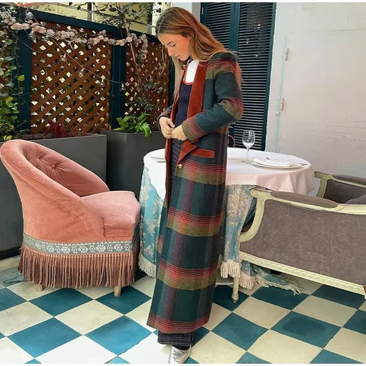 Women's Winter Design Sense Long Below The Knee Loose Coats