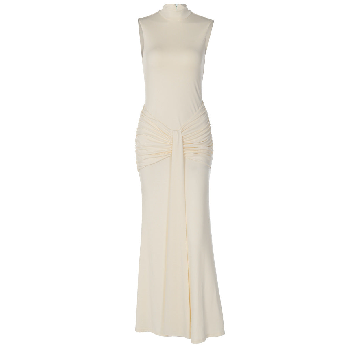 Women's Sleeveless Slim Fit Fashion Stitching Ribbon Dresses