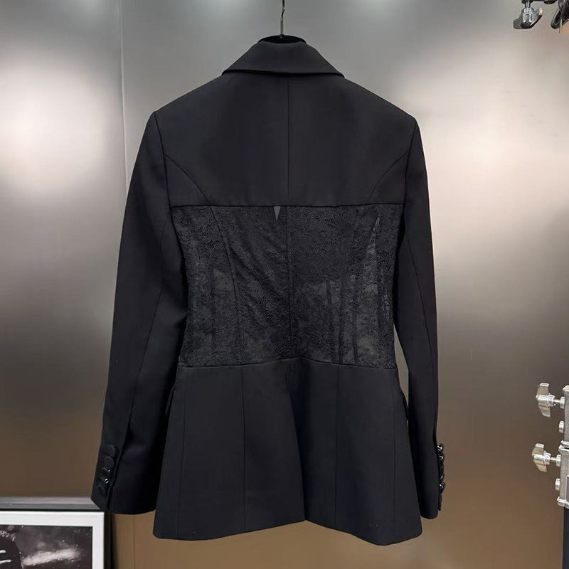 Women's Unique Design Lace Small Autumn High-grade Blazers