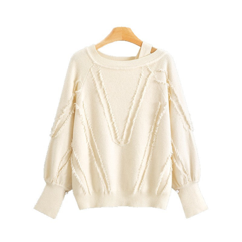 Women's European Goods Lantern Sleeve Autumn Casual Temperament Women's Sweater