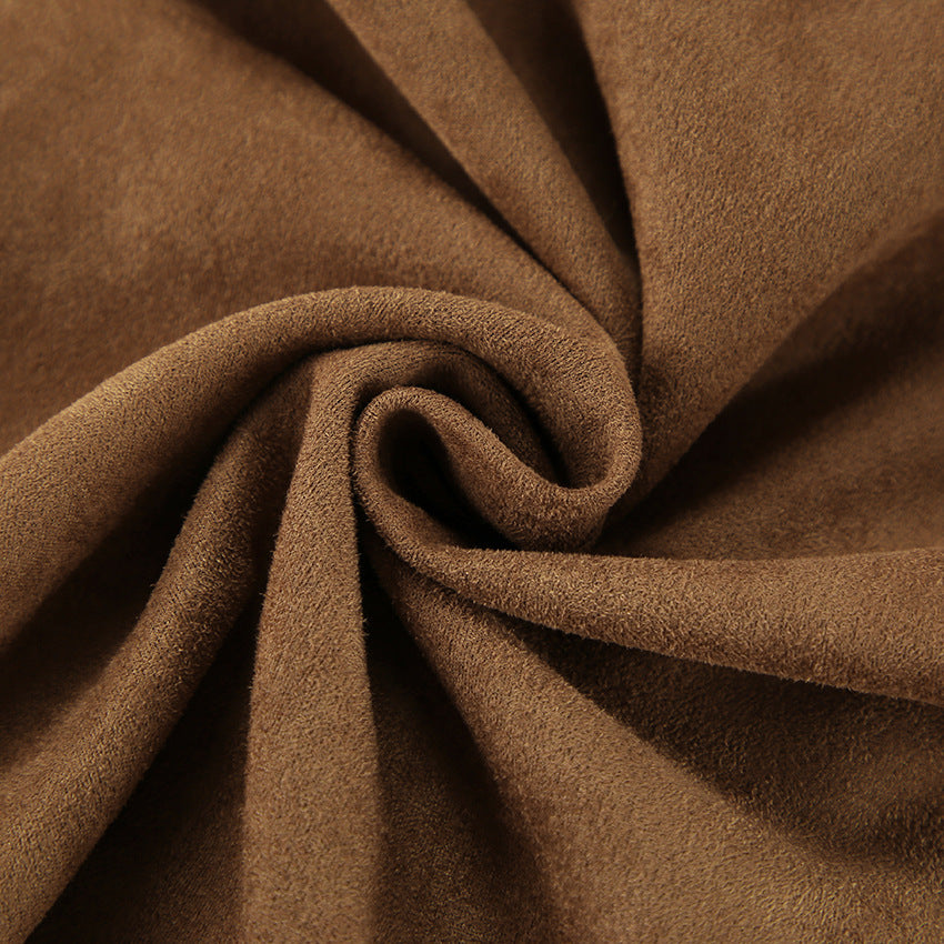 British Style Suede Loose Casual Autumn Fashion Blazers