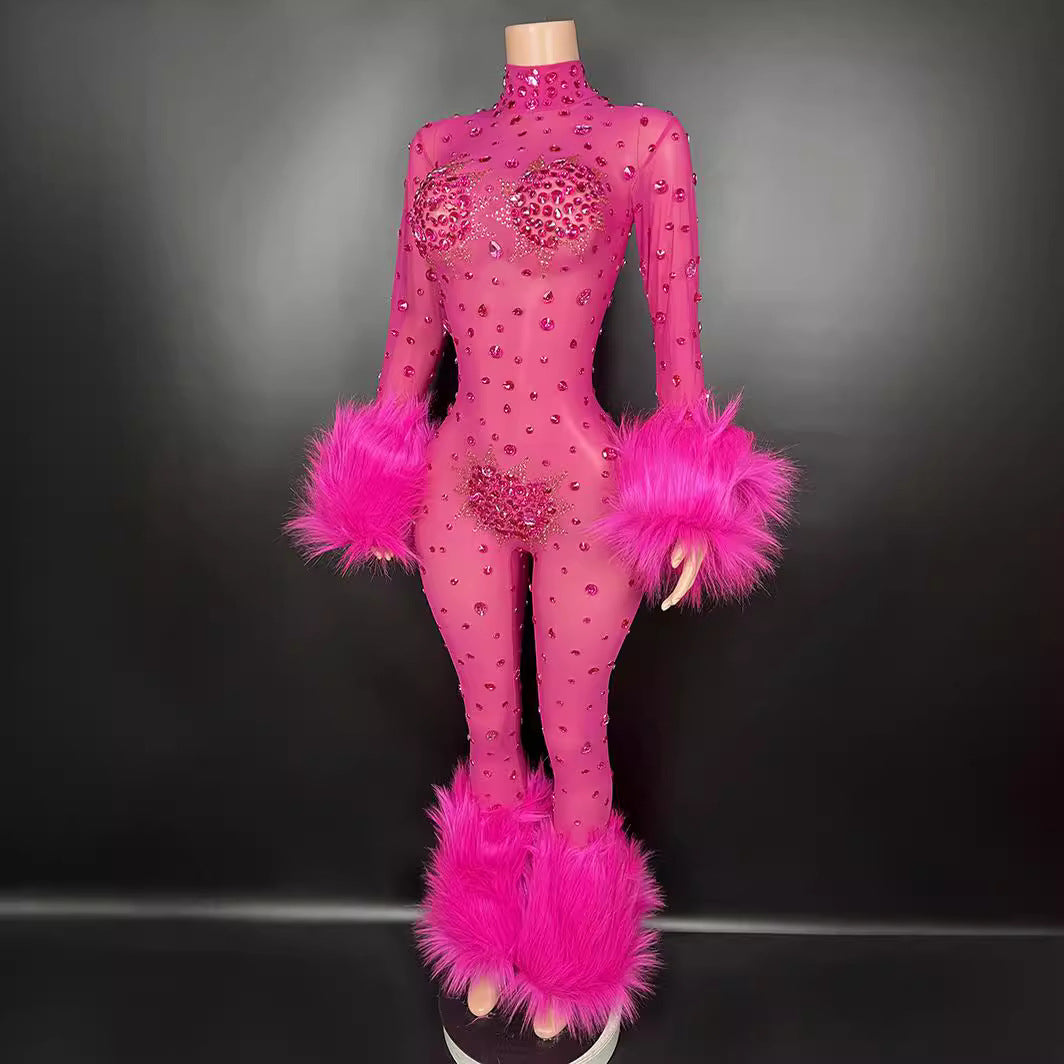 Sexy Personalized Fashion Week Catwalk Show Dress Jumpsuits