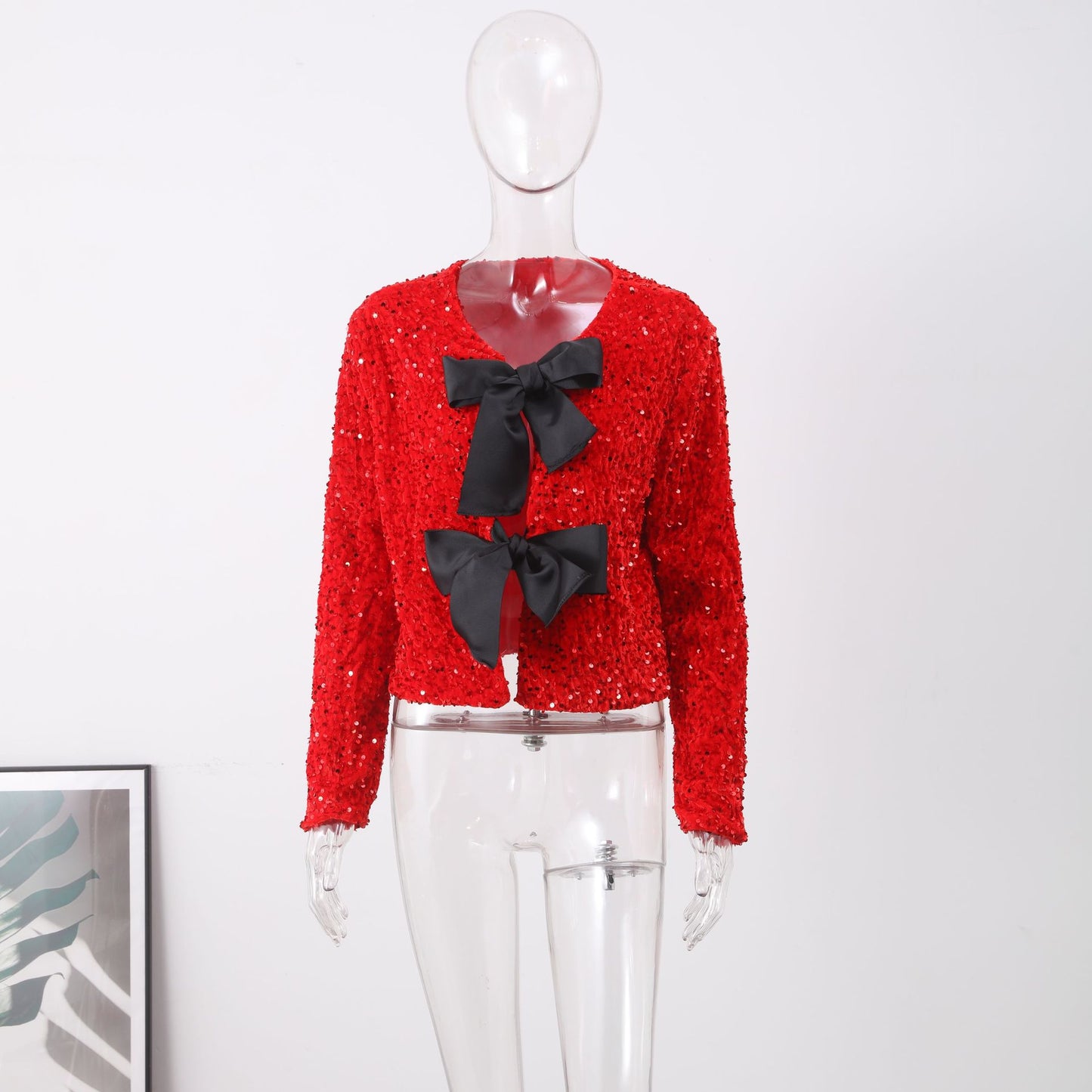 Women's Round Neck Long Sleeve Loose Sexy Dresses