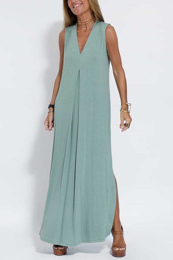 Beautiful Women's Solid Color Pullover Set Dress