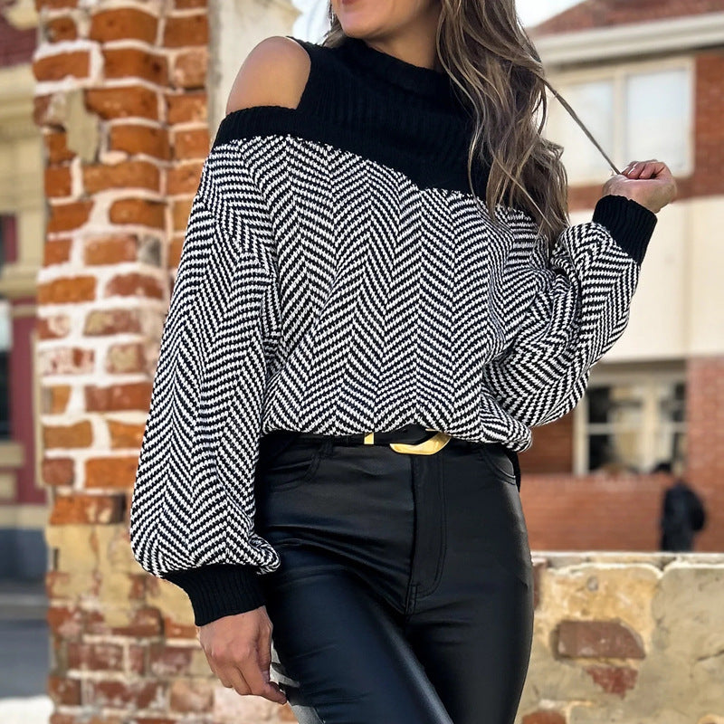 New Attractive Classy Unique Knitted Striped Sweaters