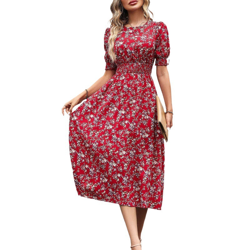 Popular Classy New Floral Vacation Style Dress