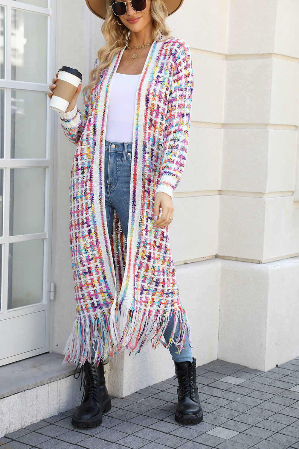 Comfortable Creative Women's Spring Tassel Long Plus Size