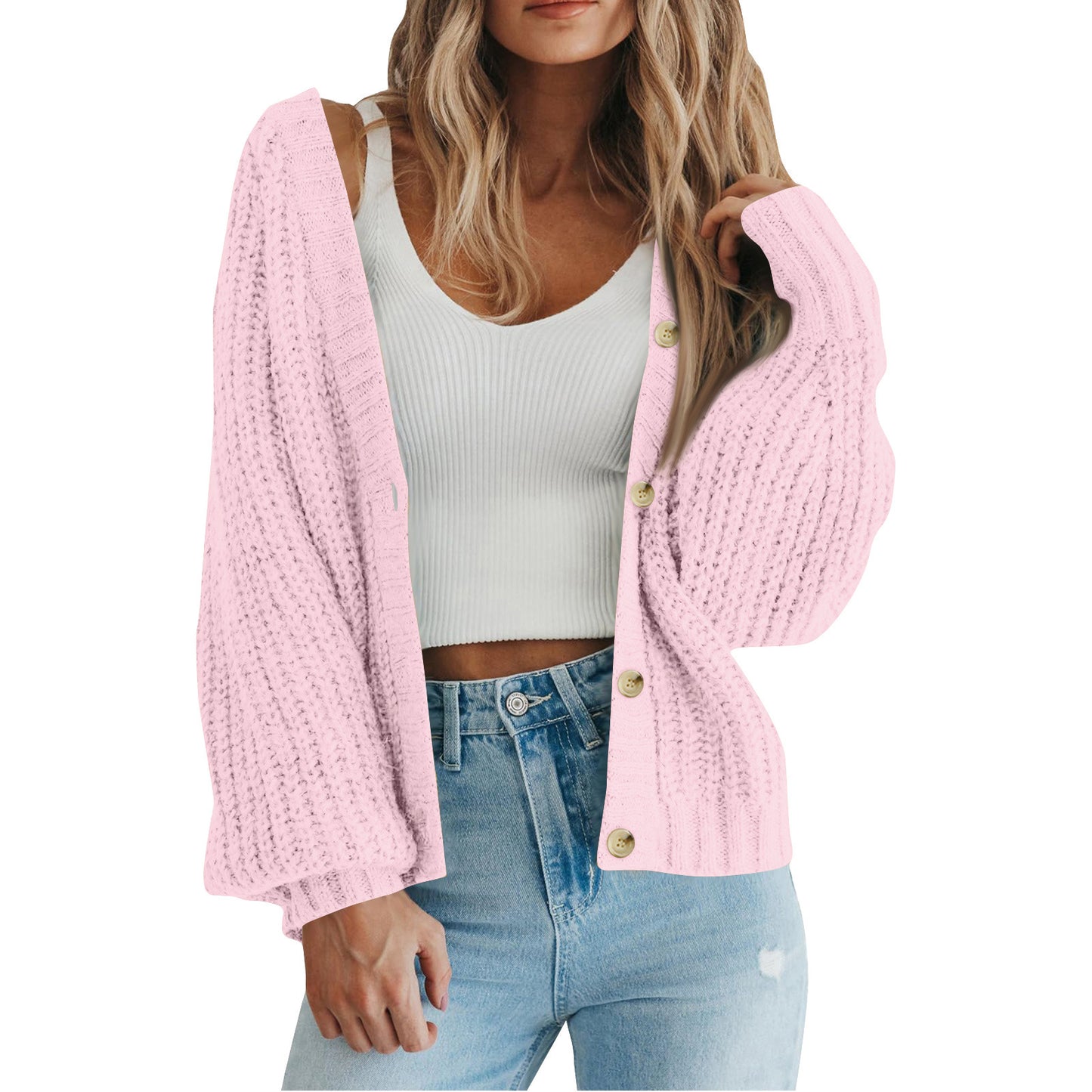 Women's Versatile Classy Glamorous Loose Knitted Knitwear
