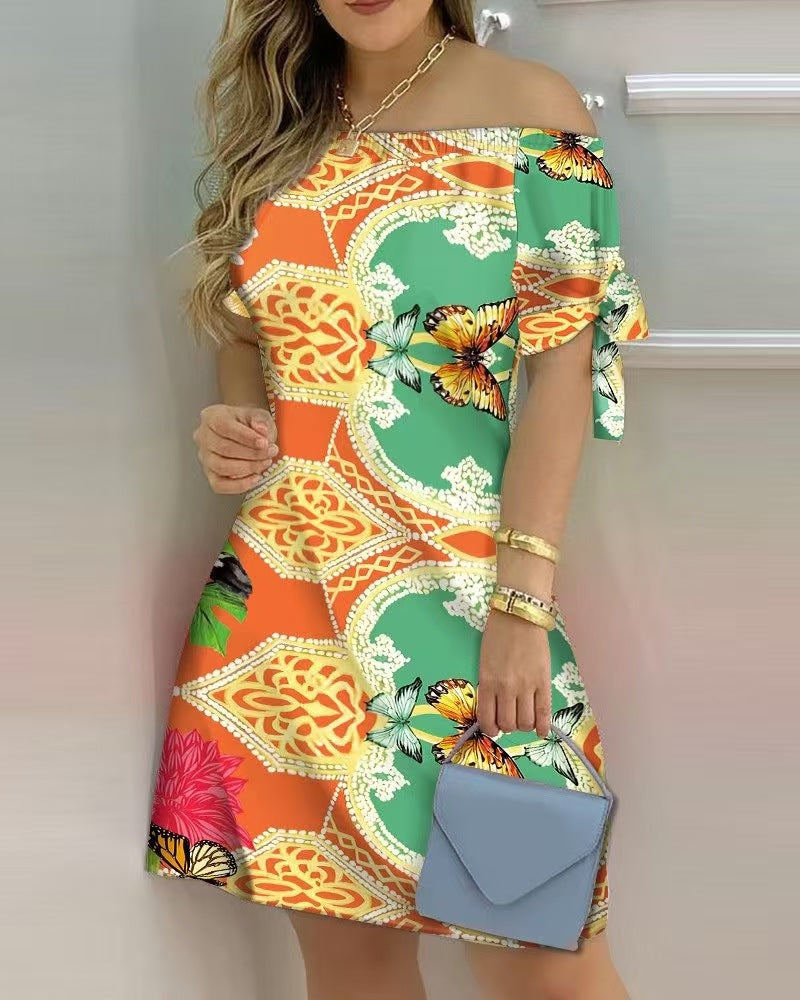 Classy Fashion Sexy Printed For Woman Dress