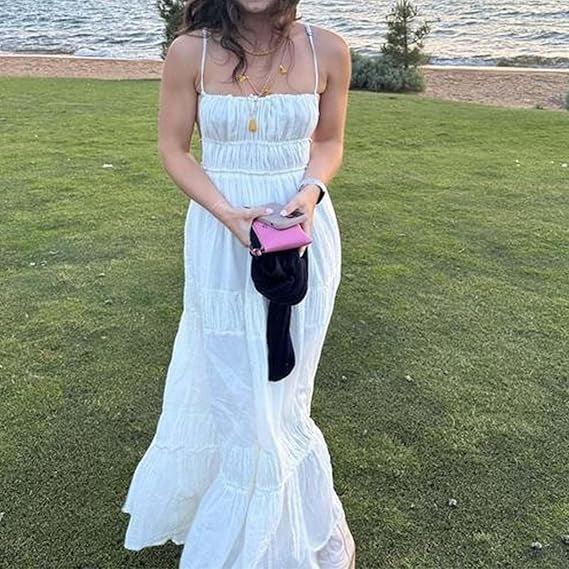 Dress Fashion Sexy Strap Backless Pleating Dresses