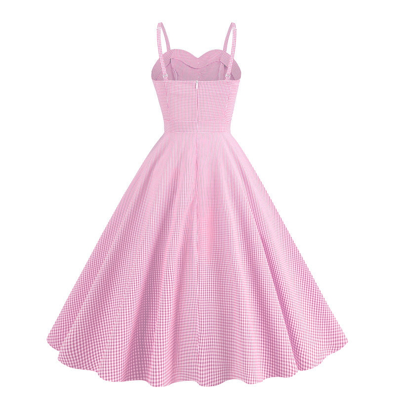 Princess Style Ruffled Vacation Spaghetti Straps Dresses