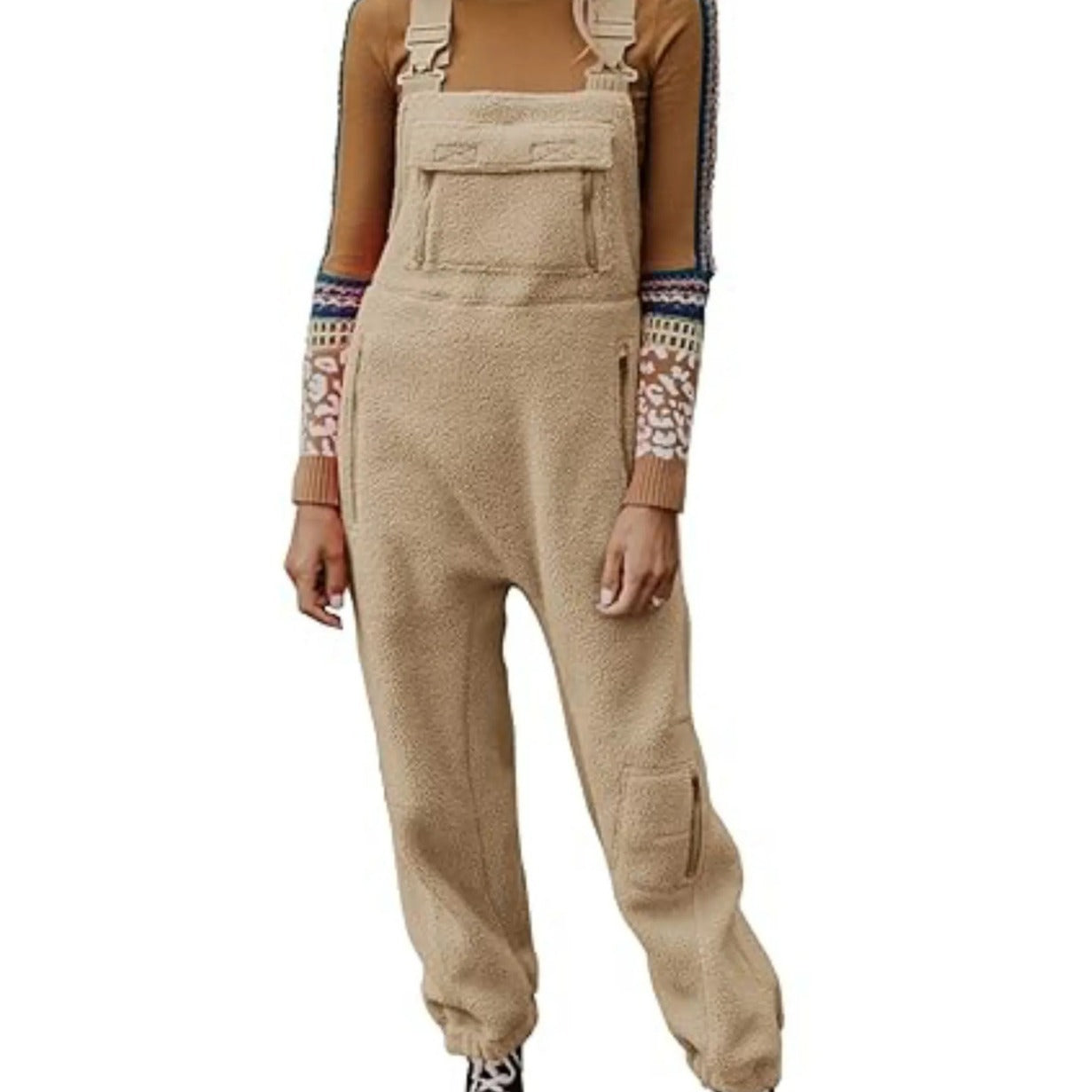 Women's Comfortable Creative One-piece Loose-fitting Overalls Jumpsuits