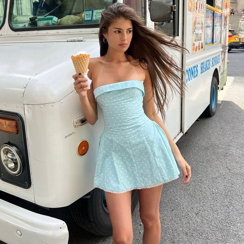 Women's Summer Fashion Sexy Pure Hot Tube Dresses