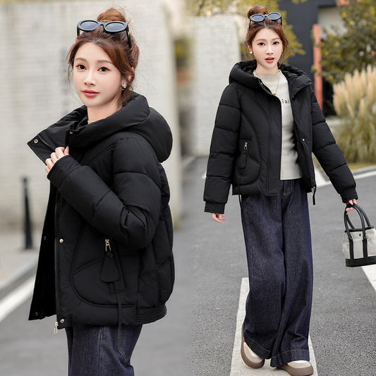Women's Down Winter Loose Graceful Thickened Hoodie Coats