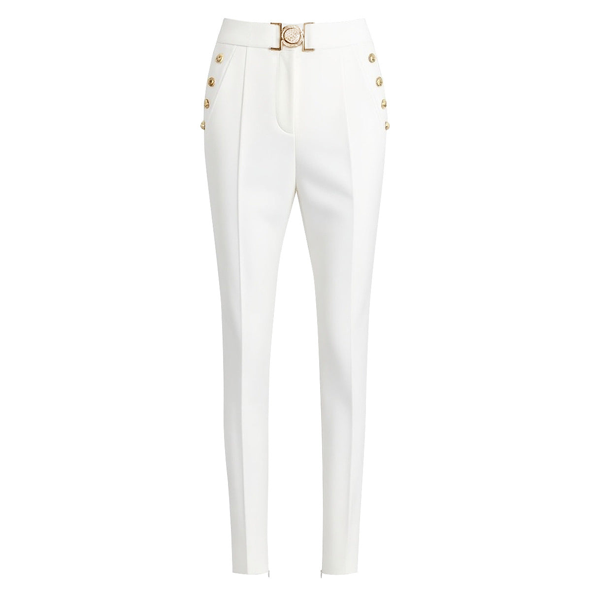 Women's Quality Comfortable Look Slimming Trousers High Pants