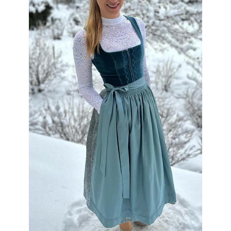 Women's Hot German Oktoberfest Elegant Vintage Beer Dress