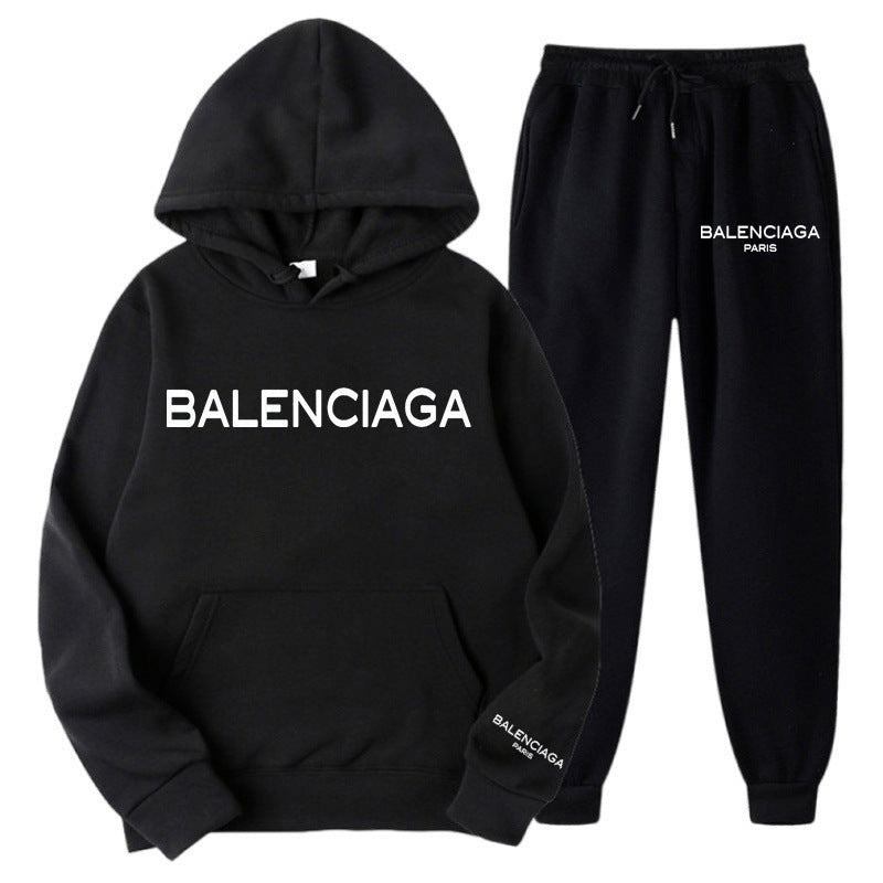 Women's & Men's Trendy Letters High Street Loose Fleece Suits