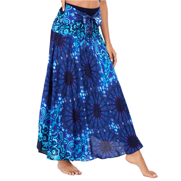 Casual Thai Vacation Big Swing Belly Dress