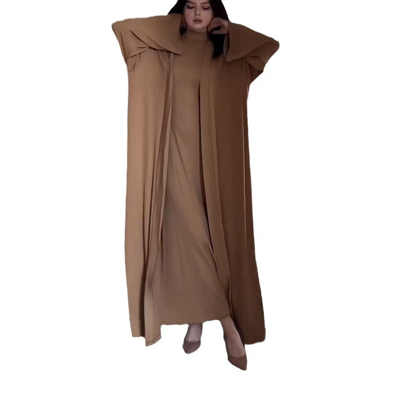 Temperament High Collar Casual Loose Solid Color Suits