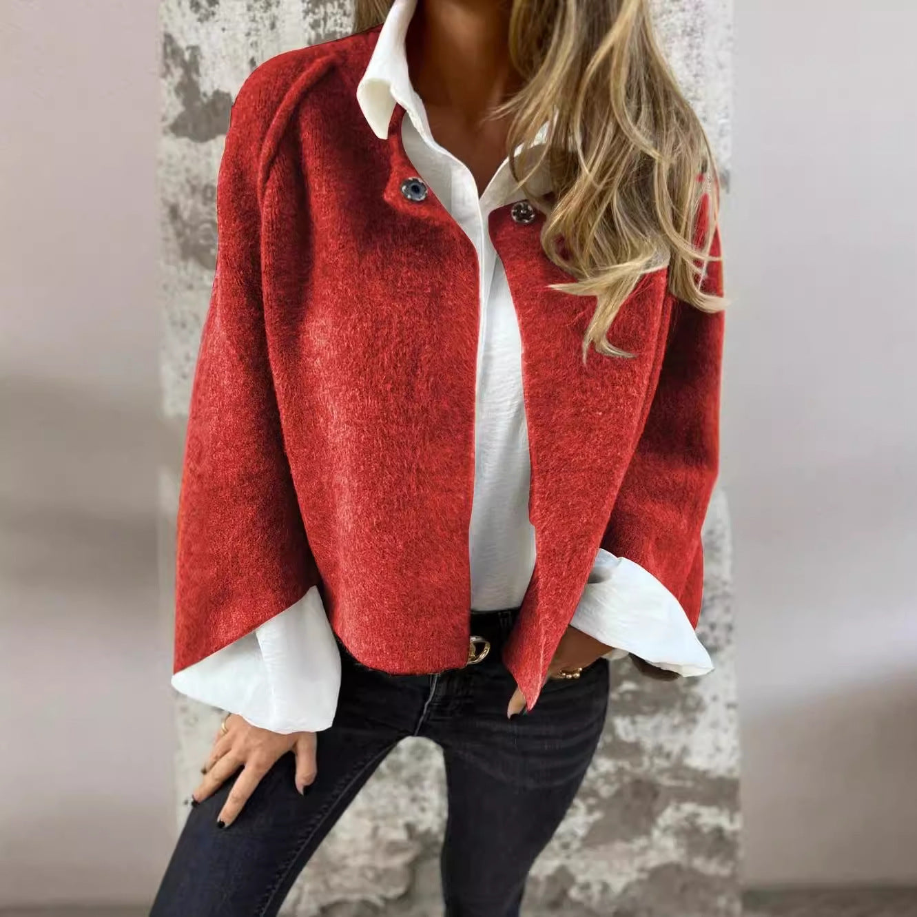 Attractive Durable Pretty Cashmere Long Sleeve Coats