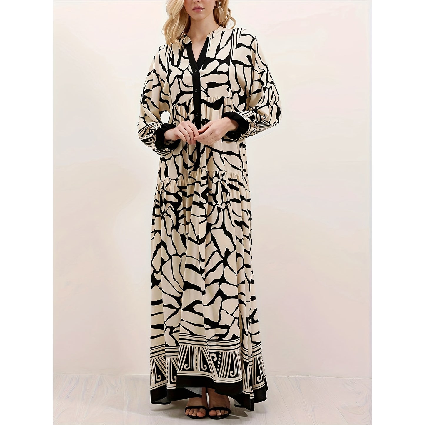 Elegant Graceful Noble Robe Soft Comfortable Design Dress