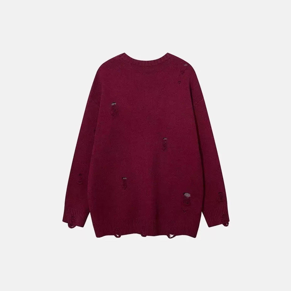 Women's Trendy Elegant Durable Ripped Knitted Sweaters