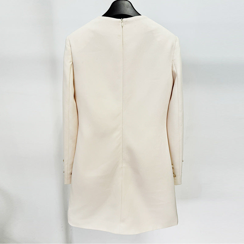 Graceful Fashionable Beads Rhinestones Long Sleeve Dresses