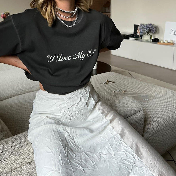 Slimming Elastic Waist A- Line Pleated Irregular Skirts