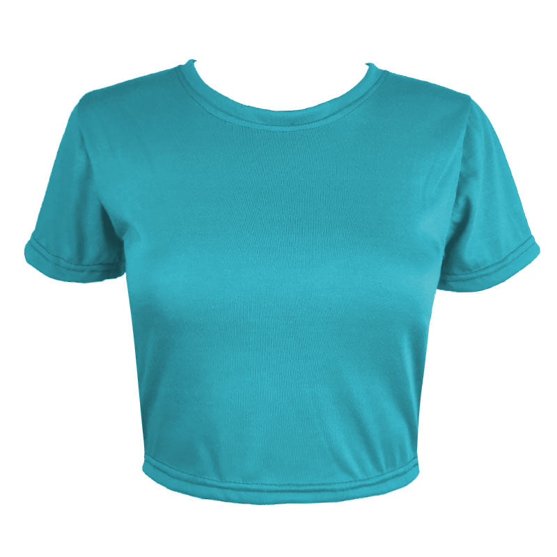 Women's T-shirt Slim Solid Color Simple Common Blouses