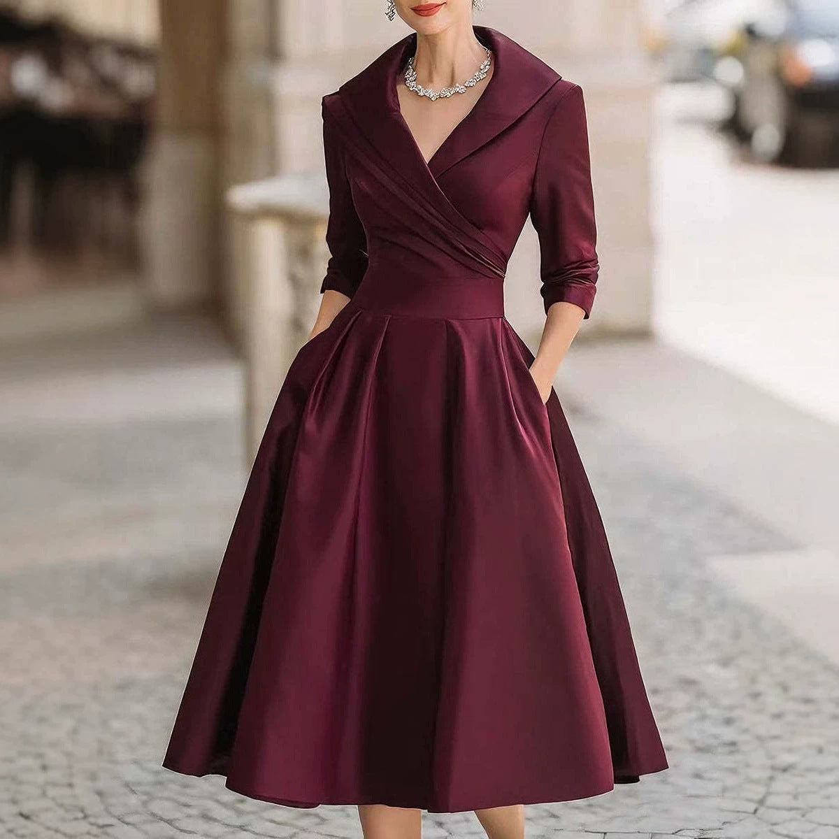 Women's Xi Elegant Formal Waist Slimming Dress