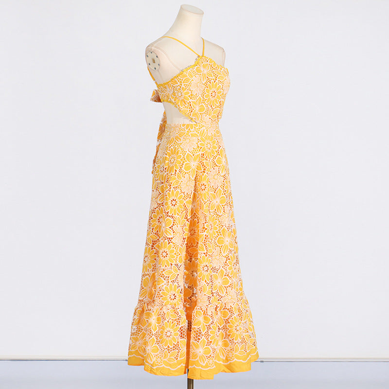 Women's Hot Vacation Style Dress Spring Printed Dresses
