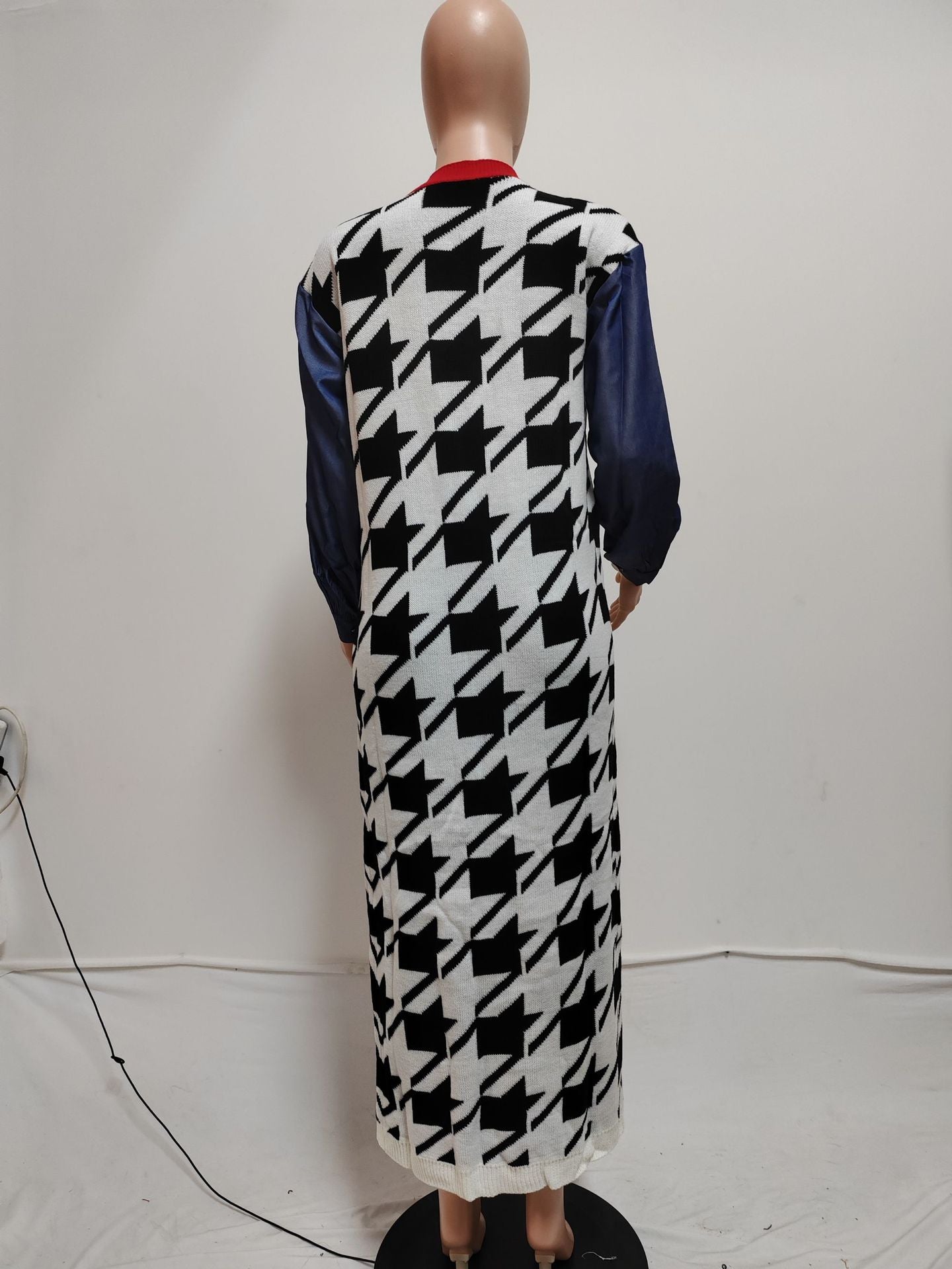 Double Thick Thousand Birds Pattern Fashion Knitwear