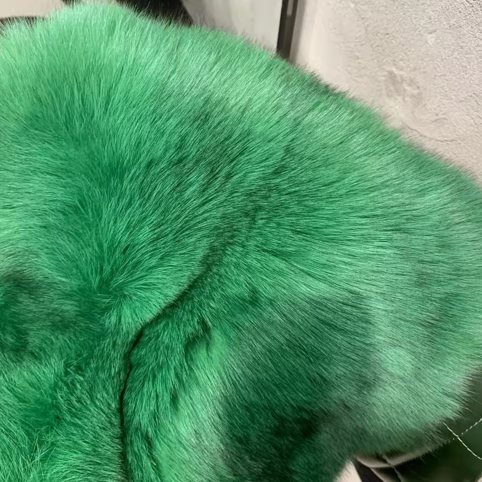 Fur Imitation Fox Warm Lapel Winter Coats