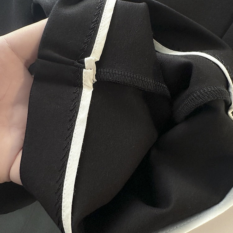 Women's Waist Slimming Thick Stretch Loose Straight Pants