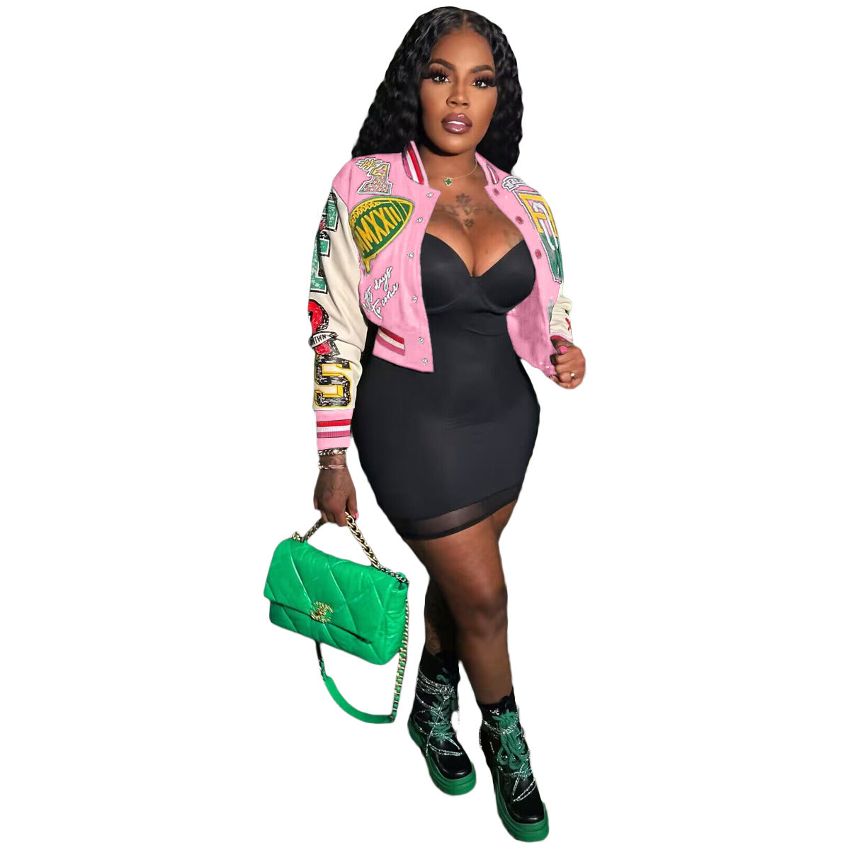 Thread Woolen Baseball Full Positioning Printing Jackets