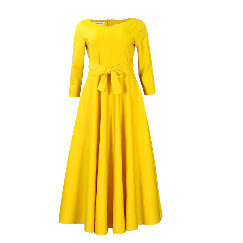 Women's Fashion Elegant Tied Africa Maxi Dress Dresses